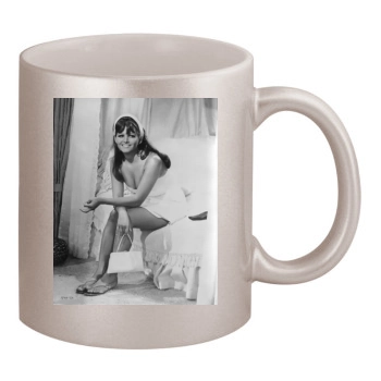 Claudia Cardinale 11oz Metallic Silver Mug