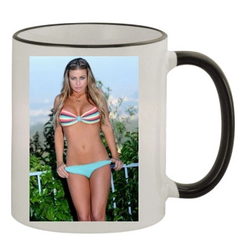 Carmen Electra 11oz Colored Rim & Handle Mug