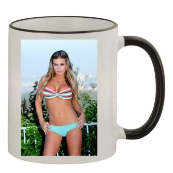 Carmen Electra 11oz Colored Rim & Handle Mug