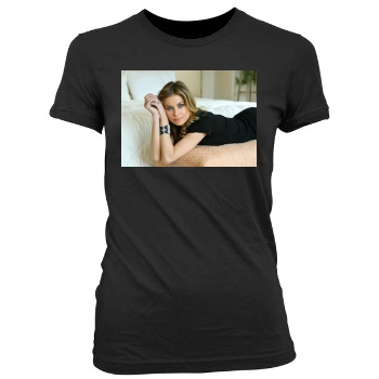 Carmen Electra Women's Junior Cut Crewneck T-Shirt