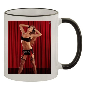 Carmen Electra 11oz Colored Rim & Handle Mug