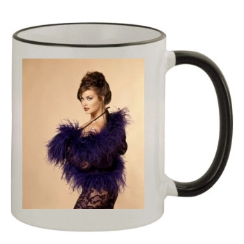 Carmen Electra 11oz Colored Rim & Handle Mug