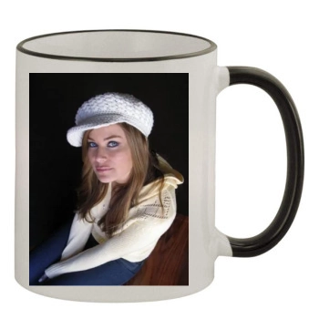 Carmen Electra 11oz Colored Rim & Handle Mug