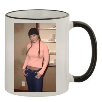 Carmen Electra 11oz Colored Rim & Handle Mug