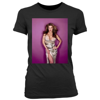 Carmen Electra Women's Junior Cut Crewneck T-Shirt