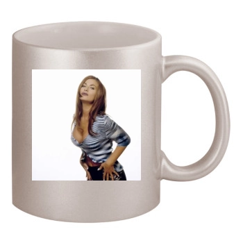 Carmen Electra 11oz Metallic Silver Mug