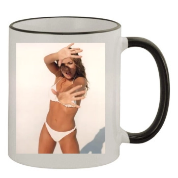 Carmen Electra 11oz Colored Rim & Handle Mug