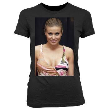 Carmen Electra Women's Junior Cut Crewneck T-Shirt