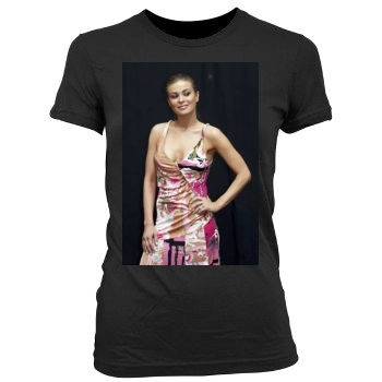 Carmen Electra Women's Junior Cut Crewneck T-Shirt