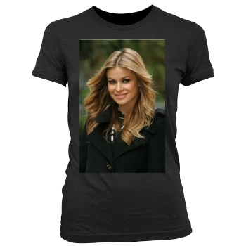 Carmen Electra Women's Junior Cut Crewneck T-Shirt