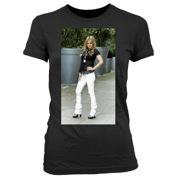 Carmen Electra Women's Junior Cut Crewneck T-Shirt