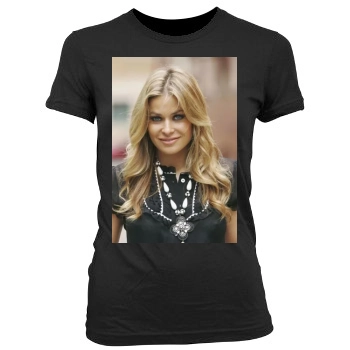 Carmen Electra Women's Junior Cut Crewneck T-Shirt