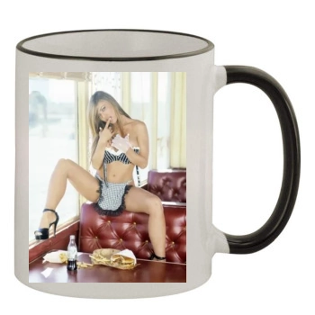 Carmen Electra 11oz Colored Rim & Handle Mug