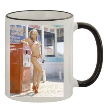 Carmen Electra 11oz Colored Rim & Handle Mug