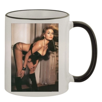 Carmen Electra 11oz Colored Rim & Handle Mug