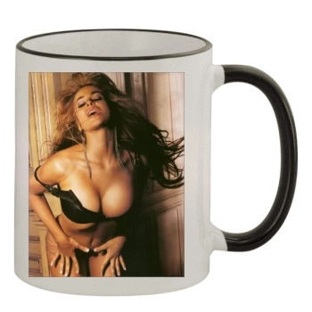 Carmen Electra 11oz Colored Rim & Handle Mug