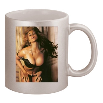 Carmen Electra 11oz Metallic Silver Mug