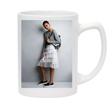 Cora Emmanuel 14oz White Statesman Mug