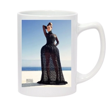 Cote De Pablo 14oz White Statesman Mug