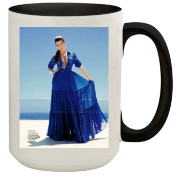 Cote De Pablo 15oz Colored Inner & Handle Mug