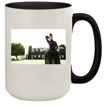 Cote De Pablo 15oz Colored Inner & Handle Mug