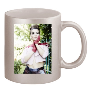 Cote De Pablo 11oz Metallic Silver Mug