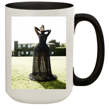 Cote De Pablo 15oz Colored Inner & Handle Mug