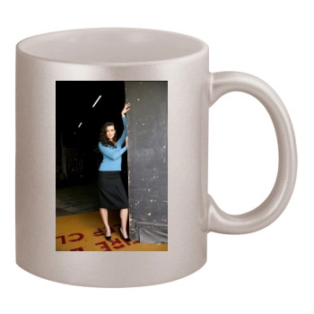 Cote De Pablo 11oz Metallic Silver Mug