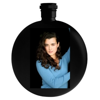 Cote De Pablo Round Flask