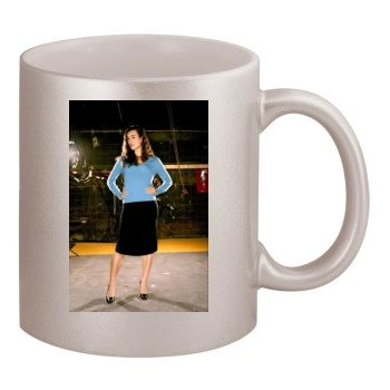 Cote De Pablo 11oz Metallic Silver Mug