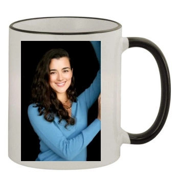 Cote De Pablo 11oz Colored Rim & Handle Mug