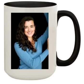 Cote De Pablo 15oz Colored Inner & Handle Mug