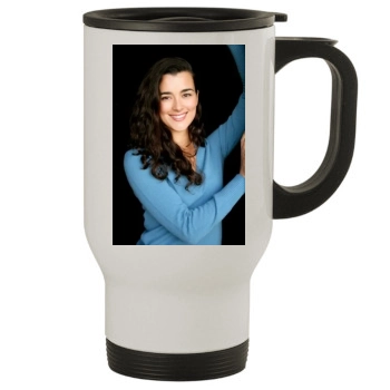 Cote De Pablo Stainless Steel Travel Mug