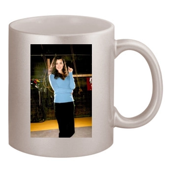 Cote De Pablo 11oz Metallic Silver Mug