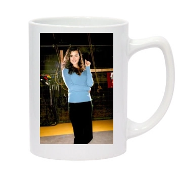 Cote De Pablo 14oz White Statesman Mug