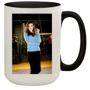 Cote De Pablo 15oz Colored Inner & Handle Mug