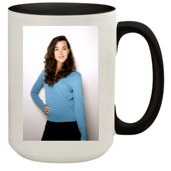 Cote De Pablo 15oz Colored Inner & Handle Mug