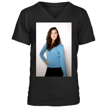 Cote De Pablo Men's V-Neck T-Shirt