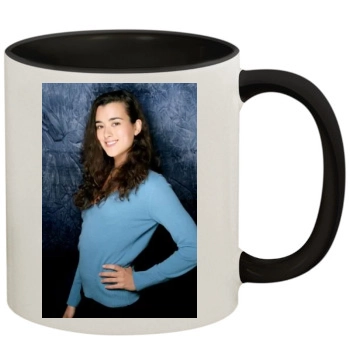 Cote De Pablo 11oz Colored Inner & Handle Mug