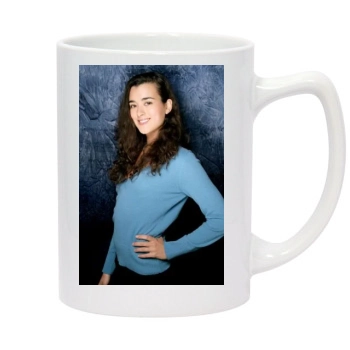 Cote De Pablo 14oz White Statesman Mug