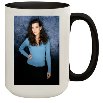 Cote De Pablo 15oz Colored Inner & Handle Mug