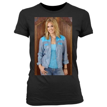 Carrie Underwood Women's Junior Cut Crewneck T-Shirt