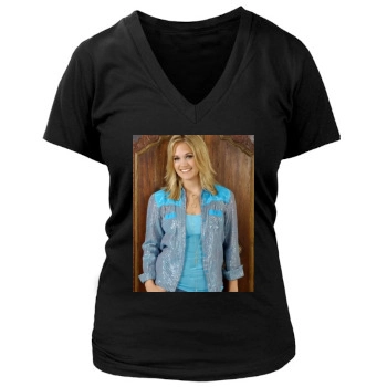 Carrie Underwood Women's Deep V-Neck TShirt