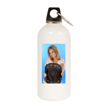 Carrie Underwood White Water Bottle With Carabiner