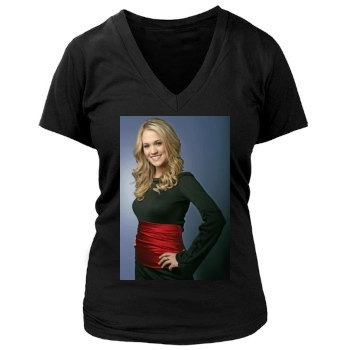 Carrie Underwood Women's Deep V-Neck TShirt