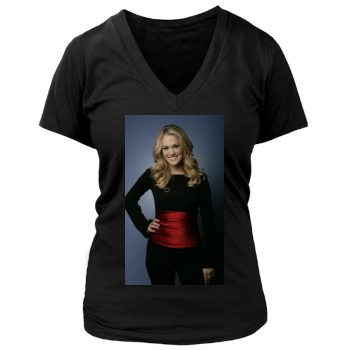 Carrie Underwood Women's Deep V-Neck TShirt