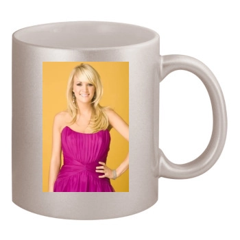 Carrie Underwood 11oz Metallic Silver Mug