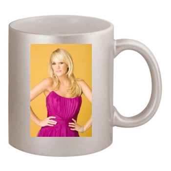 Carrie Underwood 11oz Metallic Silver Mug