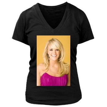 Carrie Underwood Women's Deep V-Neck TShirt