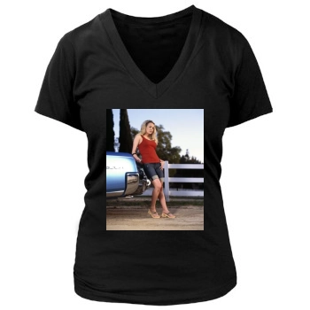 Carrie Underwood Women's Deep V-Neck TShirt